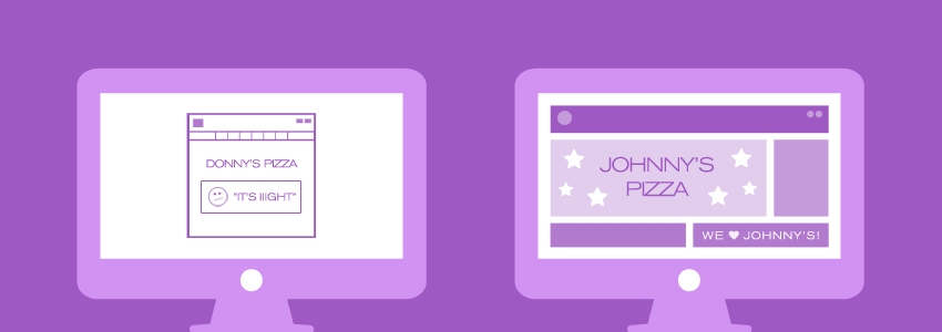 competitor website, create a new website