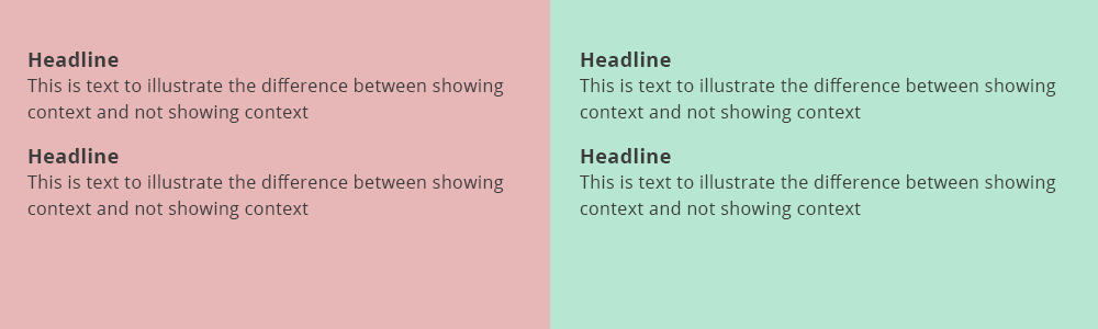 skeuomorphic motion context